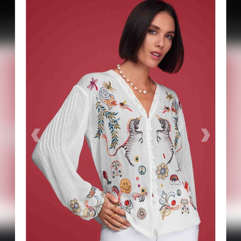 Johnny Was Helen Blouse, Large